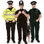 Cardboard Cut Out Police Standees